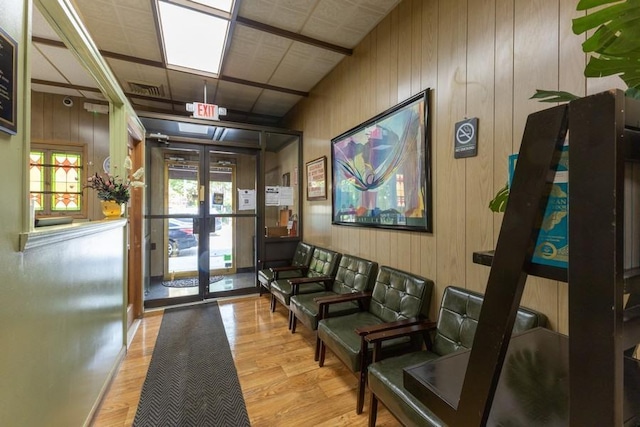 5836 Catalpa Ave, Ridgewood, NY 11385 - community lobby with wood walls