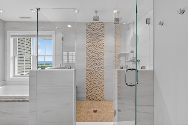 36 Ballymeade Rd, Hopewell Junction, NY 12533 - bathroom with a stall shower and a bath