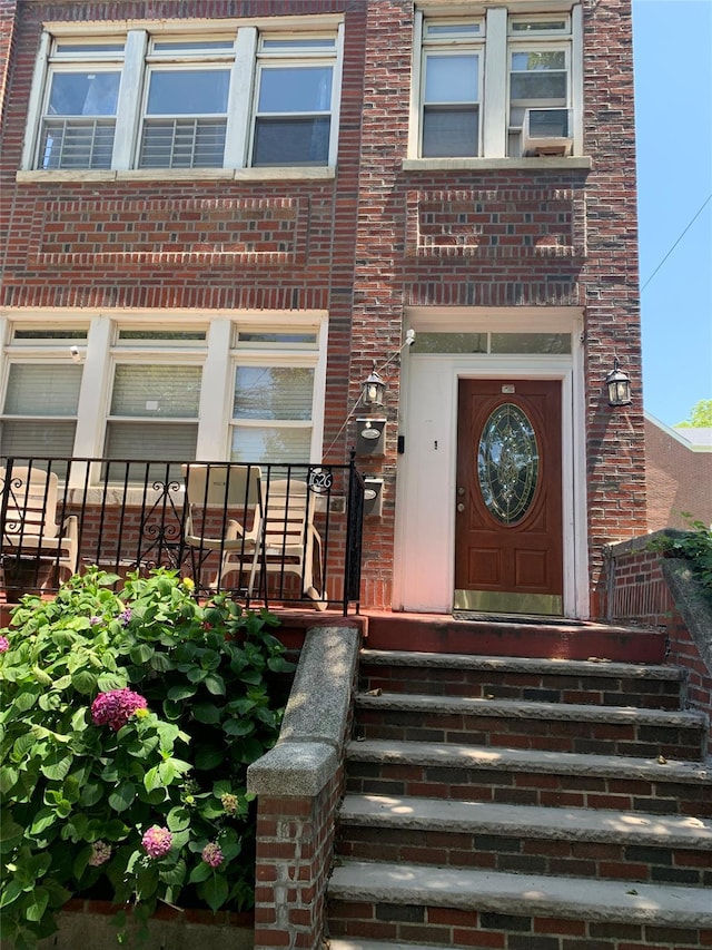 1626 Mayflower Ave, Bronx, NY 10461 - doorway to property featuring brick siding
