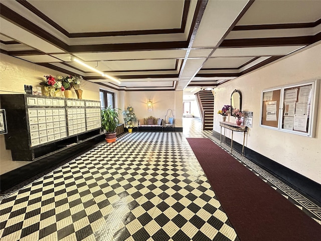 2925 Matthews Ave Unit 5C, Bronx, NY 10467 - building lobby featuring coffered ceiling