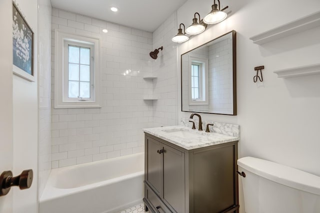 53 Nathan Hale Dr Unit 7A, Huntington, NY 11743 - full bath with vanity and bathing tub / shower combination