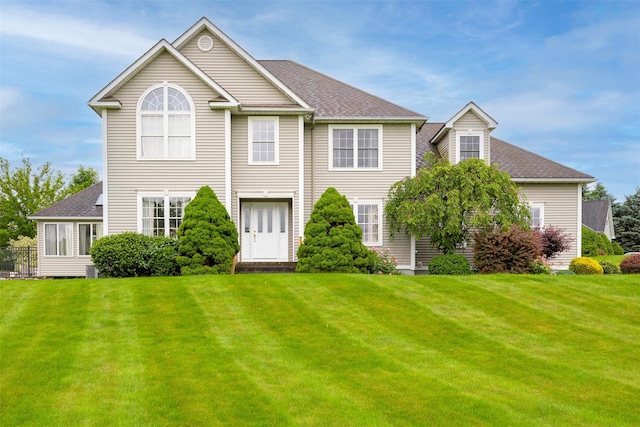 7 Frog Hollow Rd, Poughquag, NY 12570 - view of front of home featuring a front lawn and roof with shingles