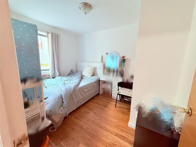 142-25 37th Ave Unit 2E, Flushing, NY 11354 - bedroom featuring wood finished floors