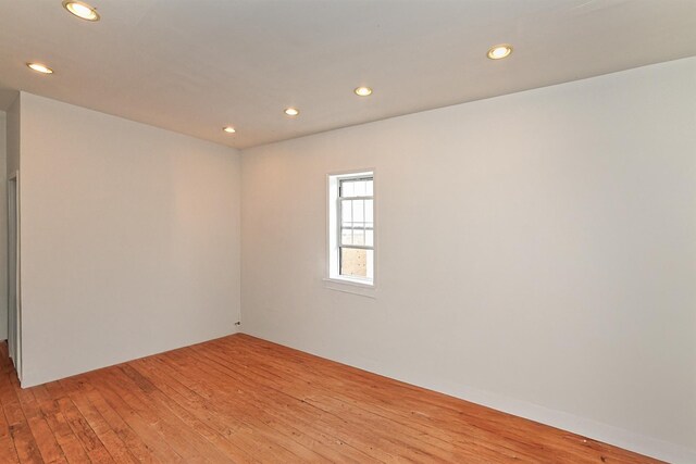1244 Jefferson Ave, Brooklyn, NY 11221 - empty room with recessed lighting and light wood-type flooring