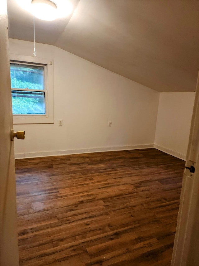 13SLake Drive, Patterson, NY 12563 - additional living space with vaulted ceiling and dark wood-type flooring