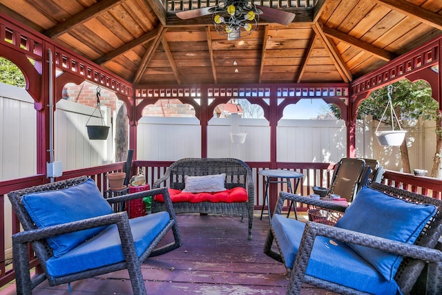 2723 Tilden Ave, Brooklyn, NY 11226 - wooden deck featuring a gazebo