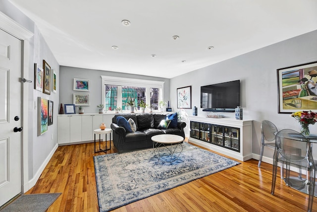 2723 Tilden Ave, Brooklyn, NY 11226 - living area with wood finished floors and baseboards