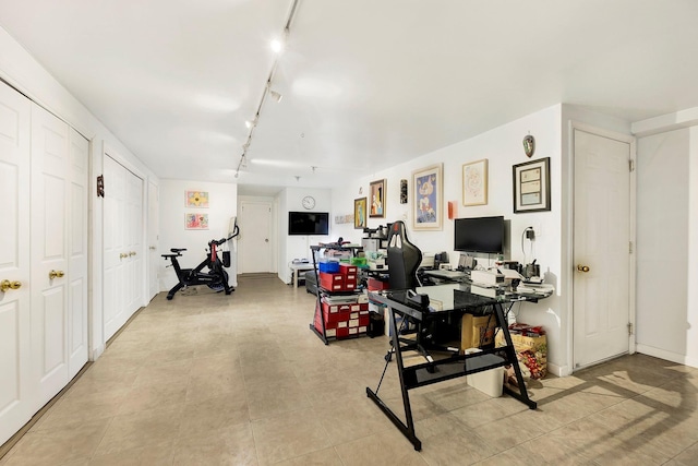 2723 Tilden Ave, Brooklyn, NY 11226 - home office featuring rail lighting