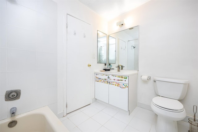 41 Carriage Ct, Jericho, NY 11753 - full bathroom with vanity and tile patterned floors