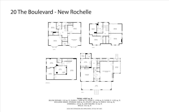 20 The Blvd, New Rochelle, NY 10801 - view of home floor plan