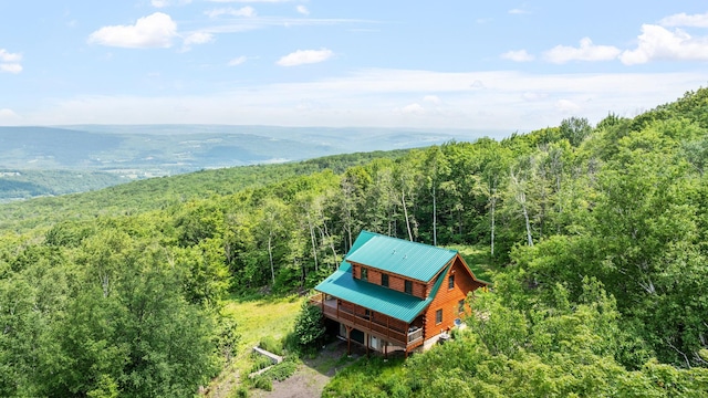 892 Durham Rd, Gilboa, NY 12076 - aerial view of property and surrounding area featuring a forest
