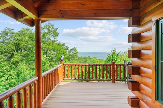 892 Durham Rd, Gilboa, NY 12076 - view of deck