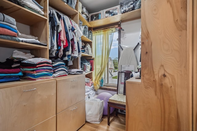 38-16 220th St, Bayside, NY 11361 - spacious closet featuring light wood-style flooring