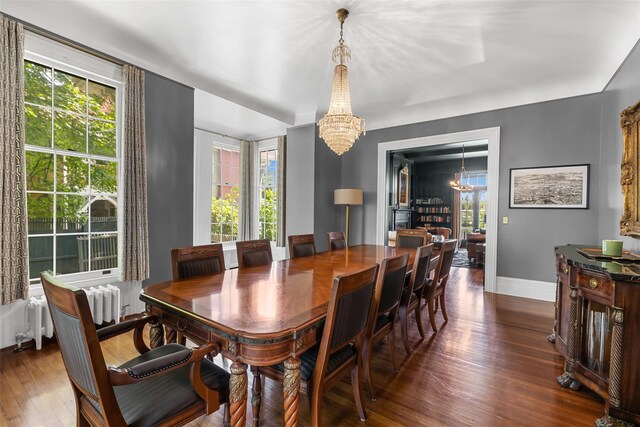103 Albany Ave, Kingston, NY 12401 - dining room with a chandelier and wood finished floors