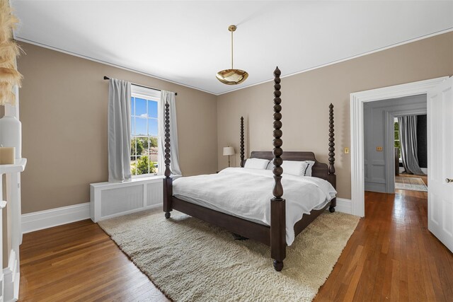 103 Albany Ave, Kingston, NY 12401 - bedroom featuring wood finished floors and crown molding