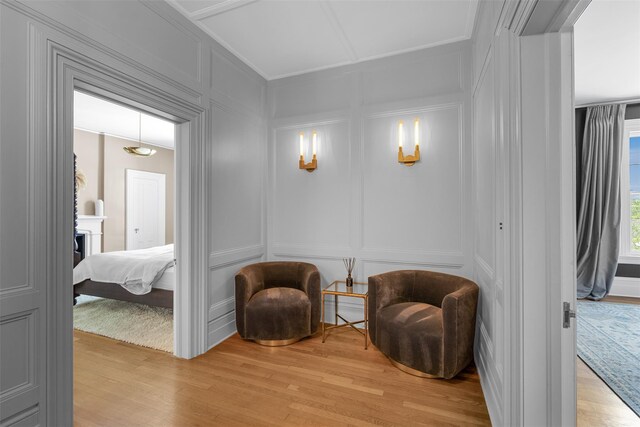 103 Albany Ave, Kingston, NY 12401 - living area featuring a decorative wall and light wood-type flooring