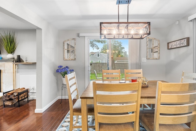40 Ridge Haven Dr, Ridge, NY 11961 - dining room with hardwood / wood-style flooring and baseboards