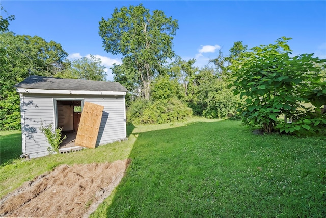 512 Riley Rd, New Windsor, NY 12553 - view of green lawn with a shed