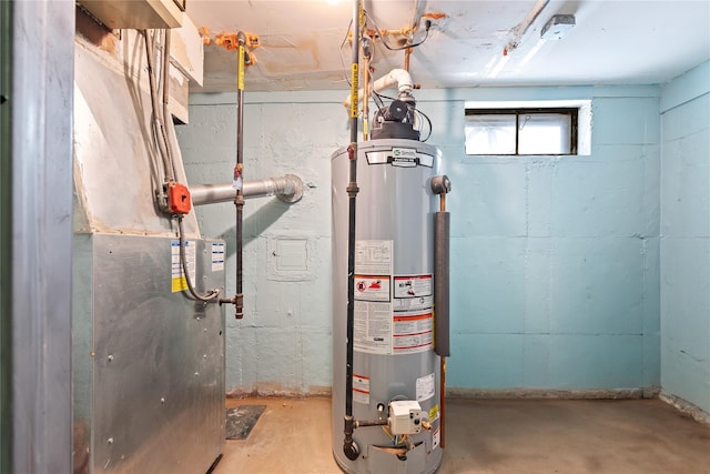 2354 128th St, College Point, NY 11356 - utility room featuring gas water heater
