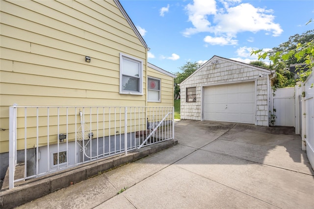 2354 128th St, College Point, NY 11356 - detached garage with driveway
