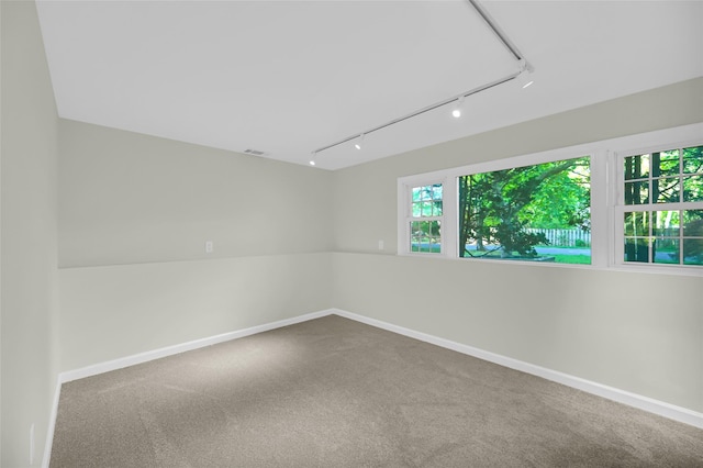 23 White Oak Ln, Bardonia, NY 10954 - unfurnished room with rail lighting and carpet floors