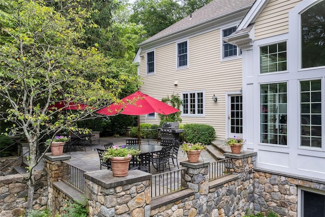 4 Hidden Valley Way, Bedford, NY 10506 - view of patio with outdoor dining area