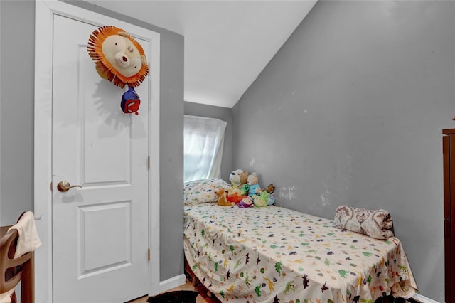14431 166th St, Jamaica, NY 11434 - bedroom with vaulted ceiling
