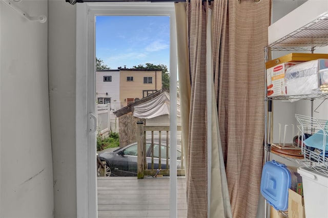 14431 166th St, Jamaica, NY 11434 - entryway featuring wood finished floors