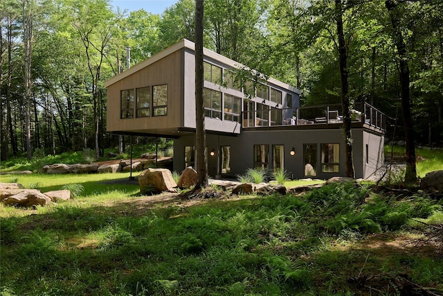 252 Swamp Pond Rd, Narrowsburg, NY 12764 - back of property