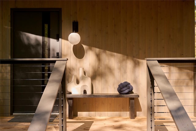 252 Swamp Pond Rd, Narrowsburg, NY 12764 - detailed view of wooden walls