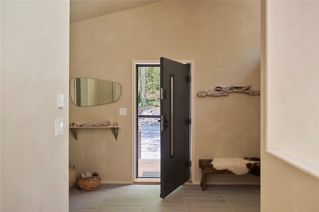 252 Swamp Pond Rd, Narrowsburg, NY 12764 - entrance foyer featuring tile patterned floors and baseboards