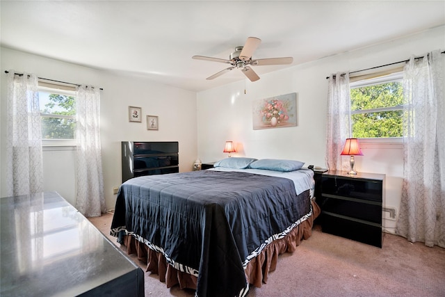 343 W 16th St, Deer Park, NY 11729 - carpeted bedroom featuring ceiling fan