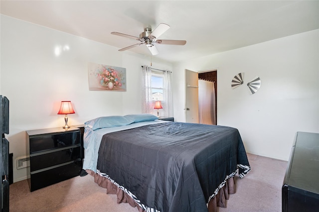 343 W 16th St, Deer Park, NY 11729 - bedroom with carpet flooring and ceiling fan