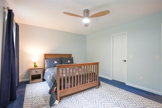 212 Weber Hill Rd, Carmel, NY 10512 - carpeted bedroom featuring baseboards and a ceiling fan