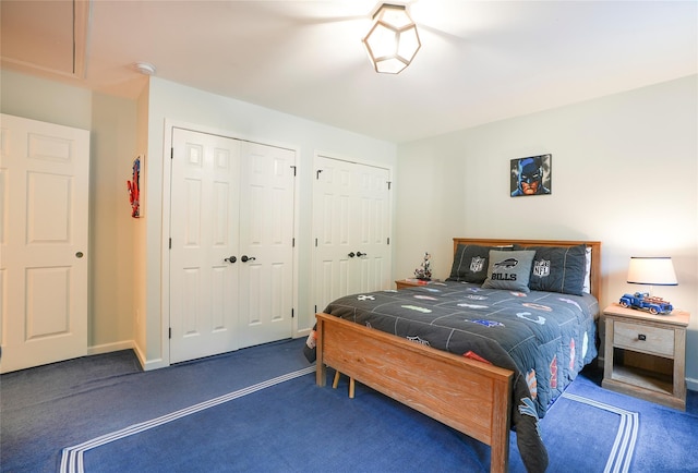 212 Weber Hill Rd, Carmel, NY 10512 - bedroom with two closets and carpet flooring