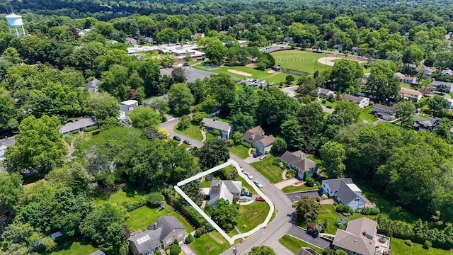 63 Bonnie Meadow Rd, Scarsdale, NY 10583 - view of property location featuring property parcel outlined and nearby suburban area