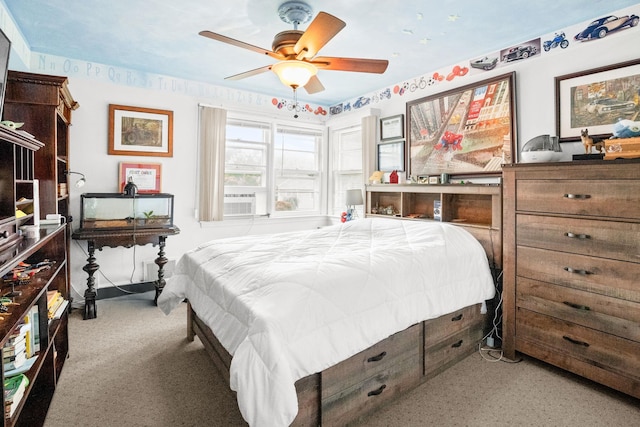 63 Bonnie Meadow Rd, Scarsdale, NY 10583 - bedroom with cooling unit and ceiling fan