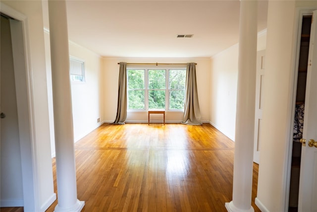 81 Seaview Ave, New Rochelle, NY 10801 - empty room with plenty of natural light, light wood-type flooring, and crown molding