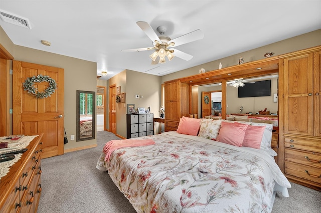 189 School House Rd, Middletown, NY 10940 - bedroom featuring light colored carpet and ceiling fan