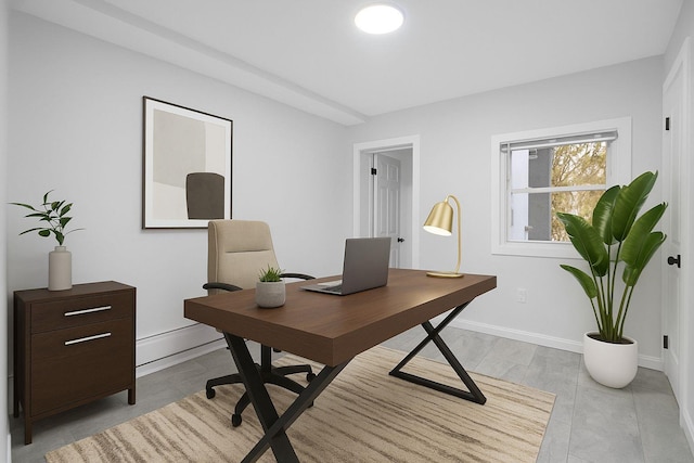 4518 Richardson Ave, Bronx, NY 10470 - office area with baseboards