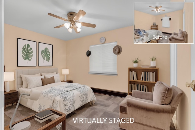 156 Creamery Rd Unit Tr20, Swan Lake, NY 12783 - carpeted bedroom with ceiling fan