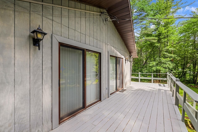 156 Creamery Rd Unit Tr20, Swan Lake, NY 12783 - view of wooden deck