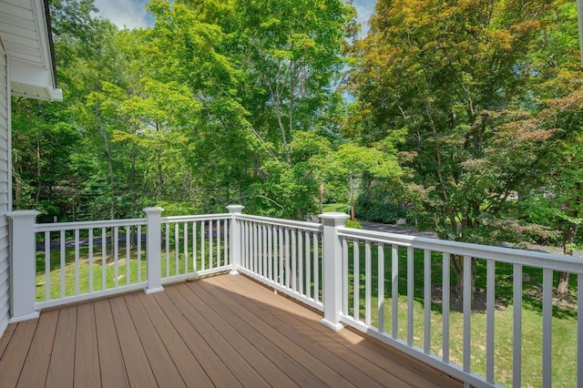 1299 Williams Dr, Shrub Oak, NY 10588 - wooden terrace with a lawn