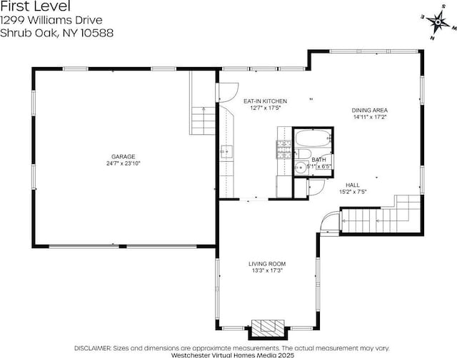 1299 Williams Dr, Shrub Oak, NY 10588 - view of home floor plan