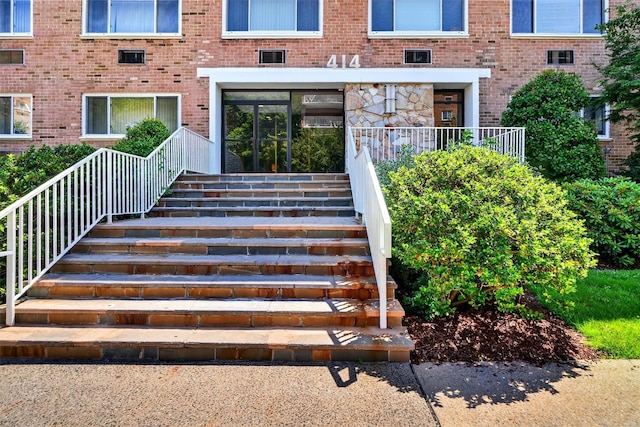414 Benedict Ave Unit 5B, Tarrytown, NY 10591 - view of exterior entry with brick siding