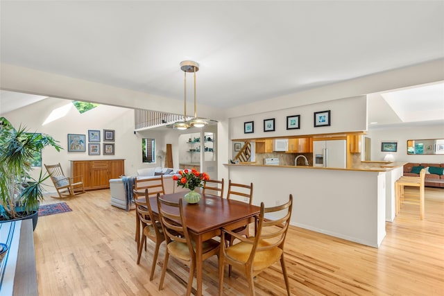 8 Braemer Rd, East Setauket, NY 11733 - dining space featuring light wood-style floors