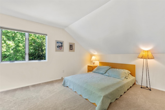 8 Braemer Rd, East Setauket, NY 11733 - bedroom featuring carpet flooring and vaulted ceiling