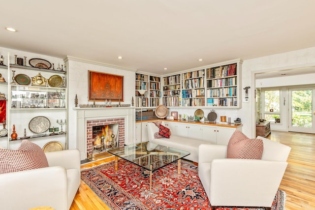 5 Shore Dr, Setauket, NY 11733 - living area with wood finished floors and recessed lighting