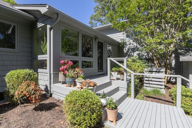 5 Shore Dr, Setauket, NY 11733 - view of wooden terrace