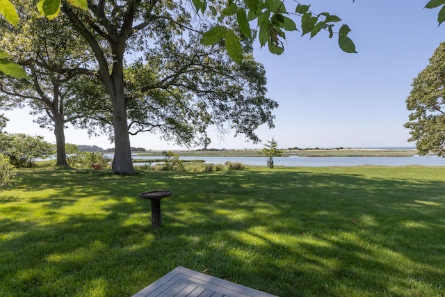 5 Shore Dr, Setauket, NY 11733 - view of green lawn with a water view